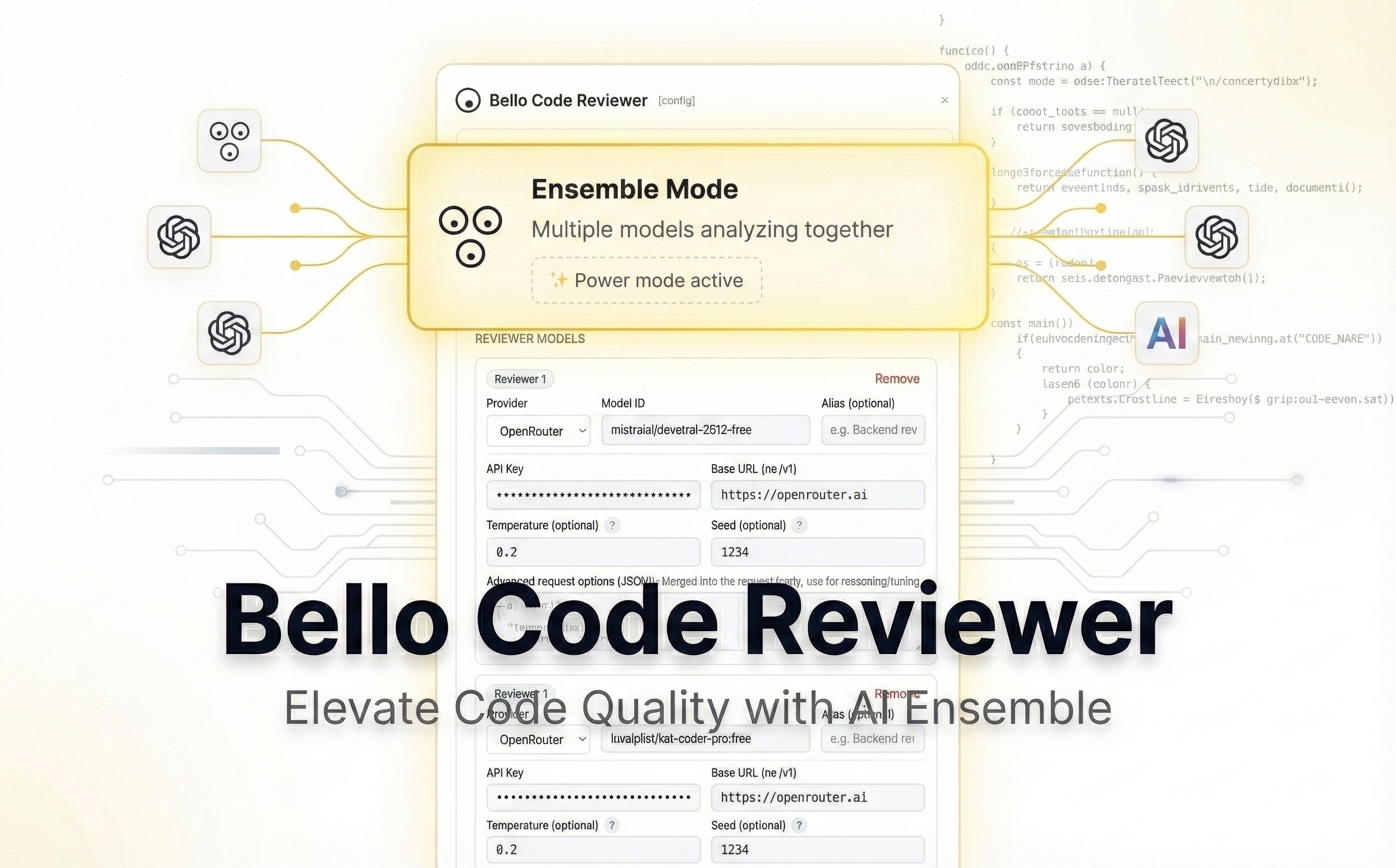 Bello Code Reviewer Ensemble Mode